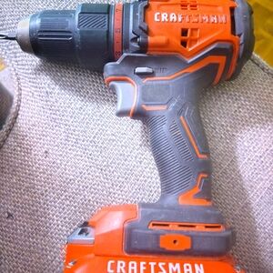 Craftsman Red and Black Cordless Drill
